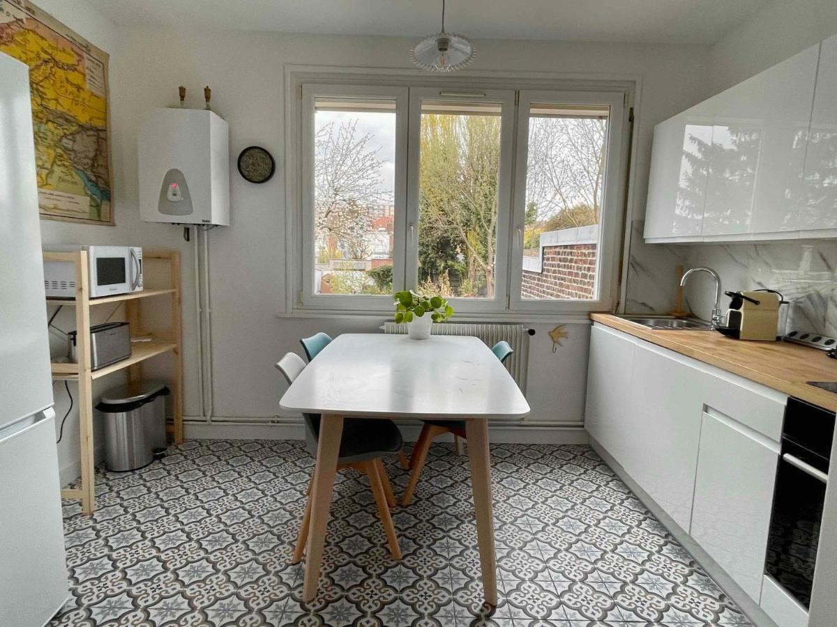 La Chambre Jaune Maison Avec Grande Terrasse Et Garage Prive Vila Lille Exterior foto